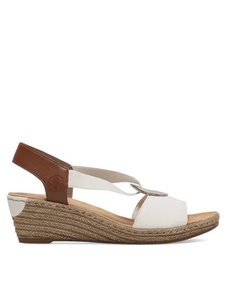 Rieker Sandale alb