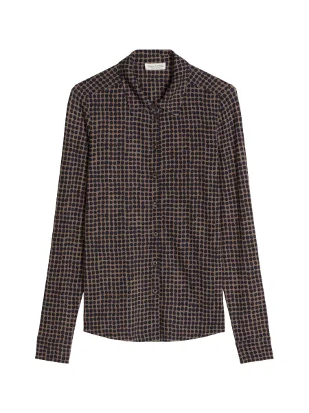 Marc O'Polo Bluza rjava črna