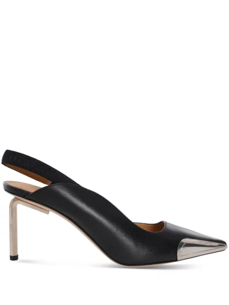 Pantofi cu toc Off-white slingback alb