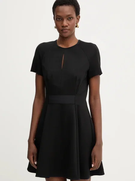 BOSS Obleka Datarni' črna