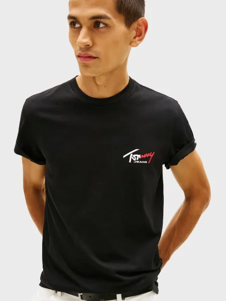 Футболка Tommy Jeans чорна