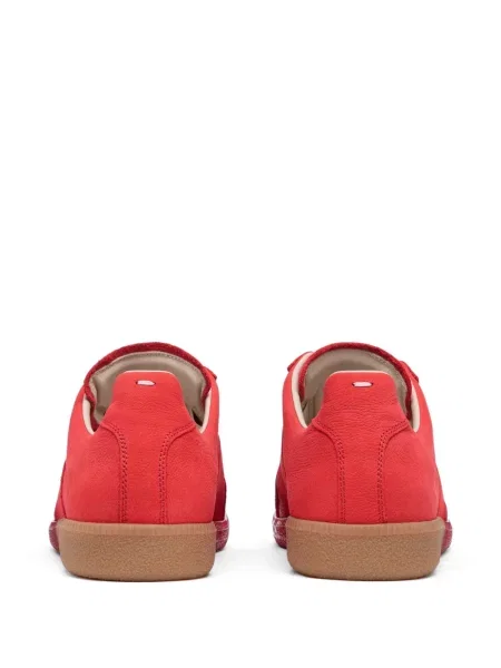 Sneakerși Maison Margiela din piele roșu