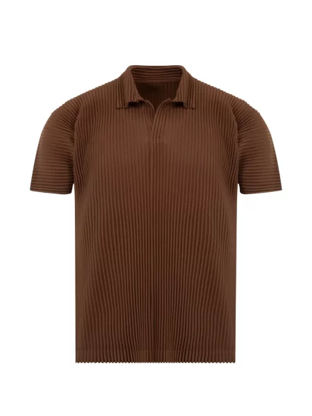 Gulerat tricou polo Issey Miyake maro