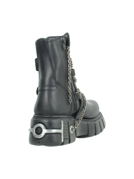 Botine New Rock negru