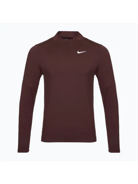 Мъжки анцуг Nike Dri-FIT Element за бягане с дълъг ръкав смачкан бордо