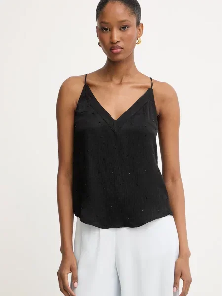 Liu Jo bluză pentru femei cu vâscoză negru