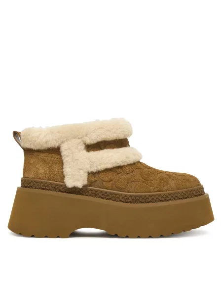 Дутики Coach коричневые