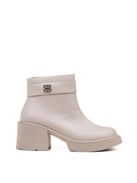 Шкіряні Черевики Alex Bell бежевий