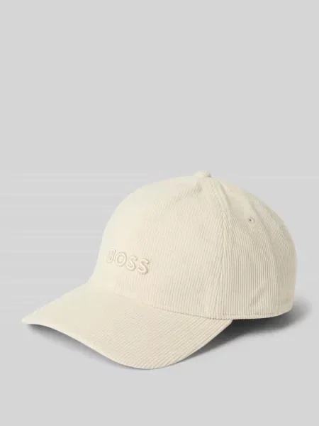 Czapka z daszkiem z wyhaftowanym logo model Zed-CO' Boss biała