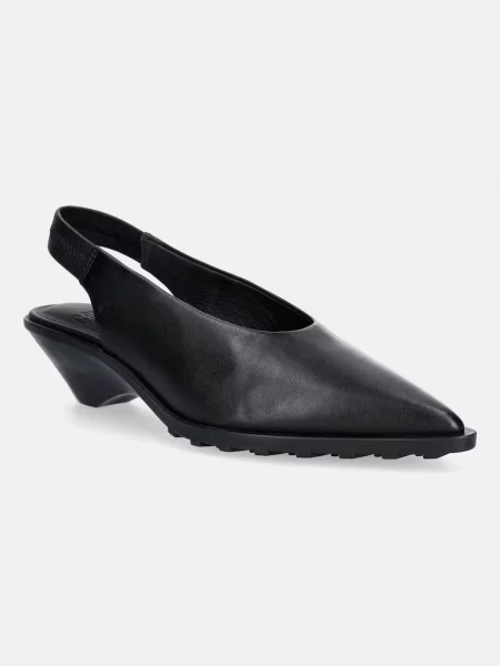 Pantofi cu toc Camper din piele negru