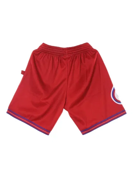 Pantaloni scurți Mitchell & Ness cu imagine roșu