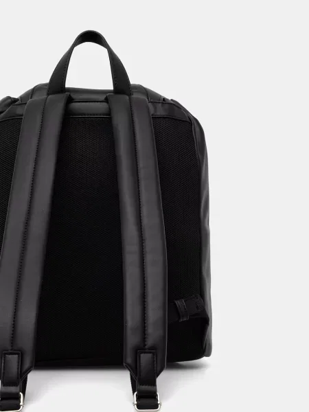 Calvin Klein Plecak Webbing Strap Flap czarny