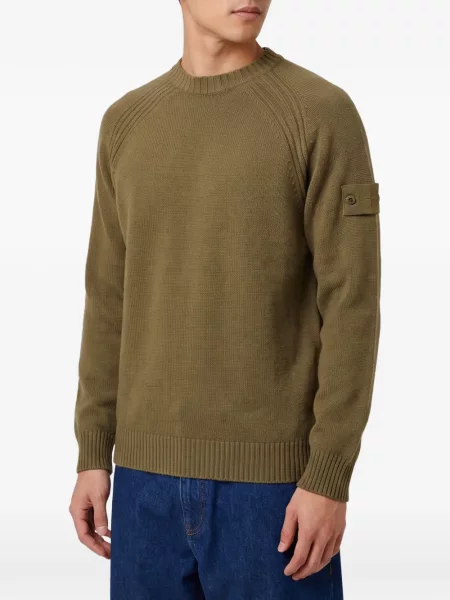 Pulover Stone Island cu strasuri verde