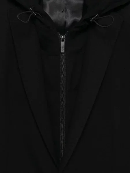 Geacă Karl Lagerfeld cu glugă negru