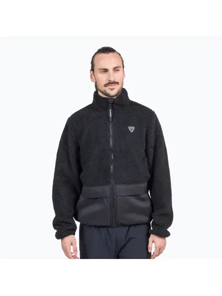 Fleece fleece melegítő felső Rossignol fekete