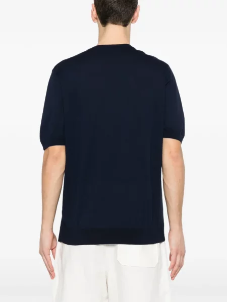 Tricou Tagliatore cu decolteu rotund albastru