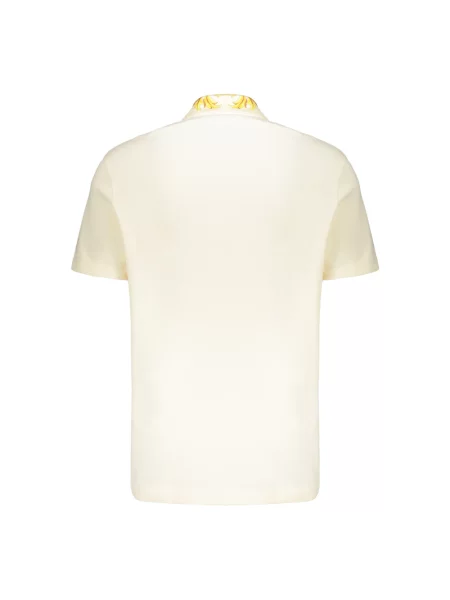 Koszulka polo Versace biznesowa beżowa