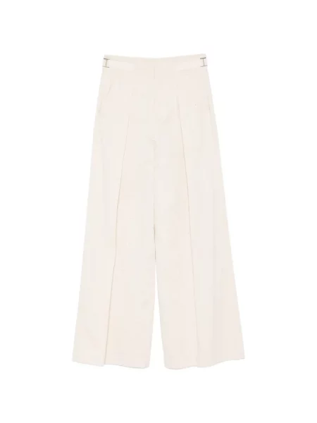 Spodnie z plisami Ermanno Firenze w paski