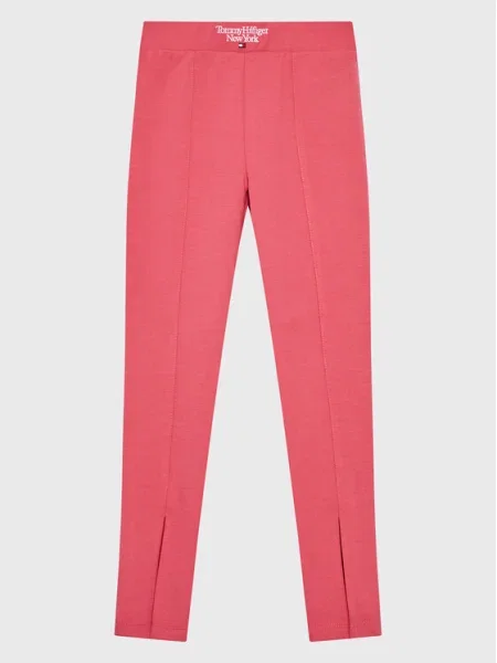 Leggings copii Tommy Hilfiger roz