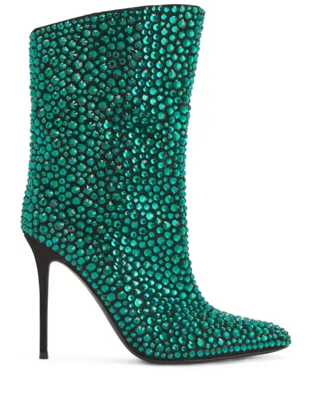 Botine Giuseppe Zanotti de cristal verde