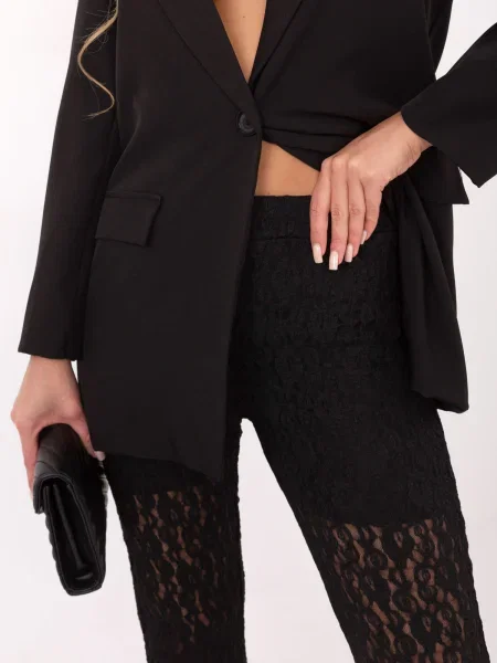 Pantaloni Italy Moda negru