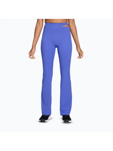 Тренувальні штани Nike Zenvy High-Waisted Flared sapphire/white білі