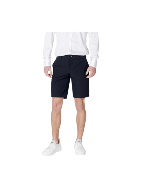Szorty Armani Exchange ze stretchu niebieskie
