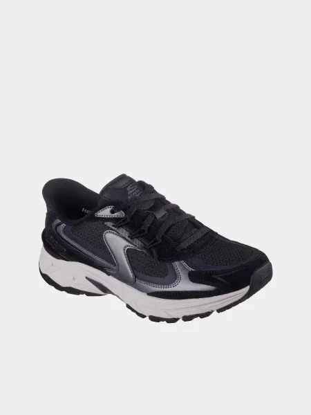 Кожаные кроссовки Skechers черные