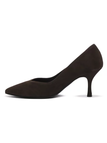Pantofi Angelina Folies maro