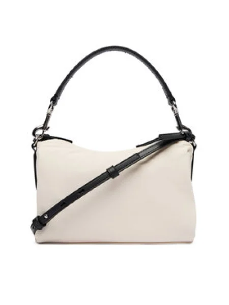 Táska Tommy Hilfiger Th Elevated Mini Crossover Krém fekete