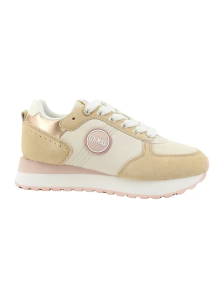 Sneakersy Colmar skórzane beżowe