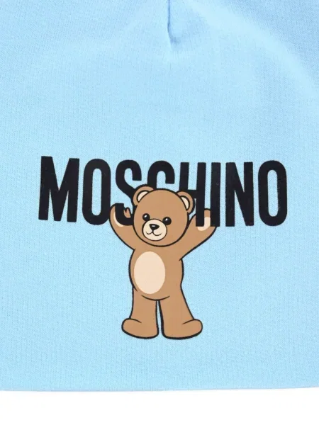 Czapka dziecięca Moschino niebieska