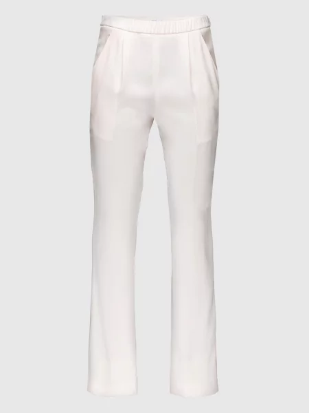 Штани з шовку Vionnet бежеві