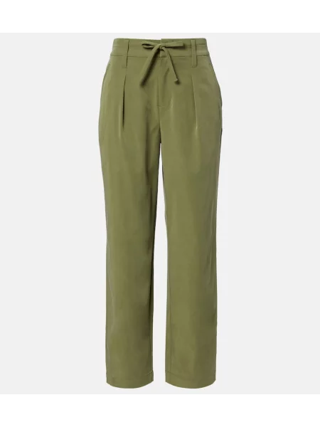Pantaloni Varley conici verde