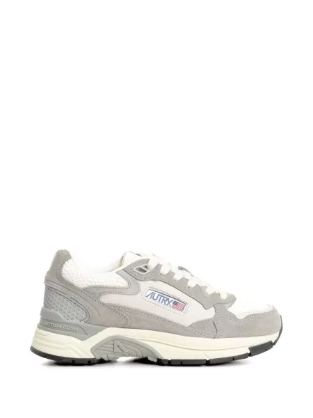 Sneakerși Autry din piele de căprioară gri
