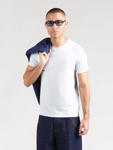 Calvin Klein Majica off-bela / naravno bela