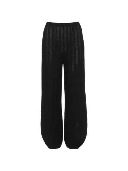 Pantaloni Eres tricotate negru