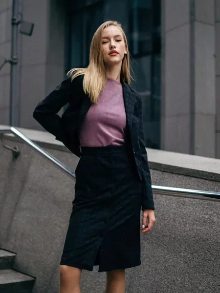 Жакет LadyLike бавовна/поліестер чорний