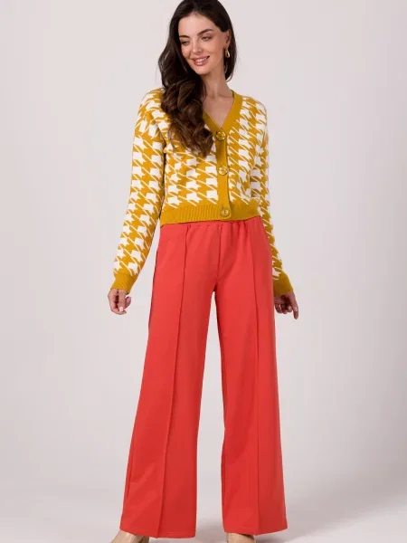 Cardigan Bewear tricotate portocaliu