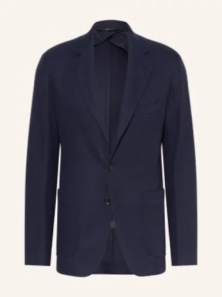 Brioni Marynarka O Kroju Slim Fit blau granatowa