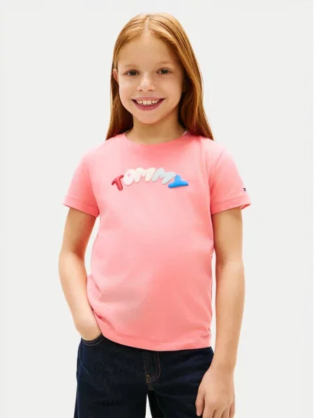 Tommy Hilfiger Tricou deschis roz