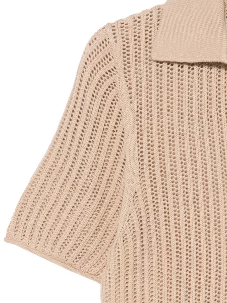 Gulerat tricou polo Marc O'polo tricotate