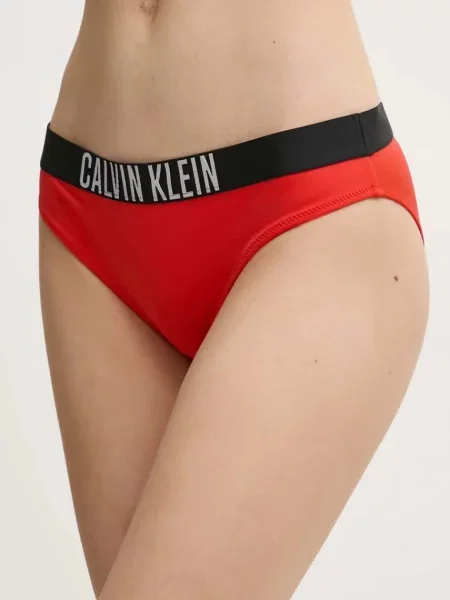 Calvin Klein figi kąpielowe czerwony