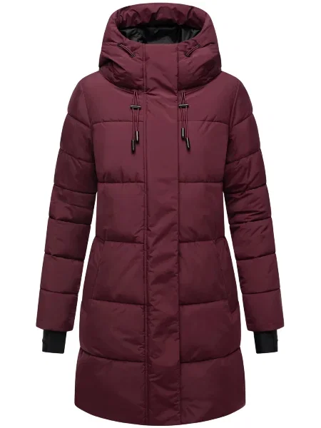 MARIKOO Palton de iarnă Kaituu XVI vin roșu