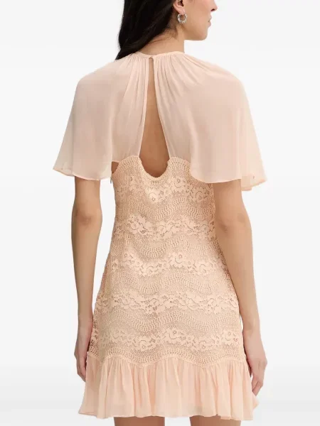 Rochie Twinset cu volane din dantelă