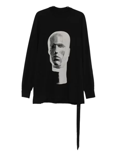 Grafic pulover Rick Owens Drkshdw cu imagine lung negru
