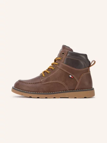 Tommy Hilfiger Šněrovací Boty / tmavě hnědá