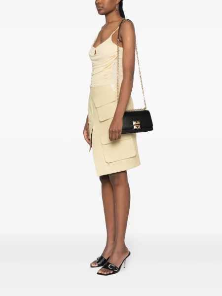 Geanta de piele Givenchy din piele negru