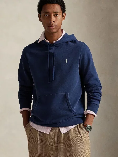 Polo Ralph Lauren Μπλούζα με κουκούλα ανδρική μπλε