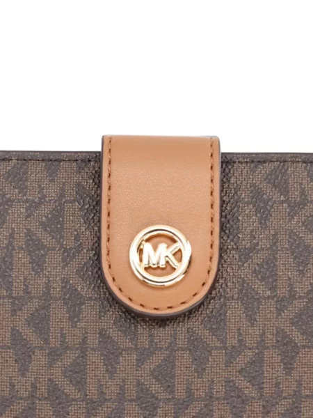 Matlasat geacă Michael Michael Kors cu cordon tricotate alb